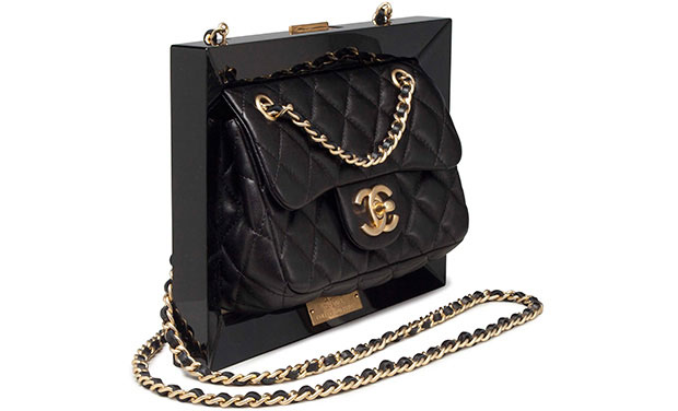 Chanel limited edition framed flap bag 2.55