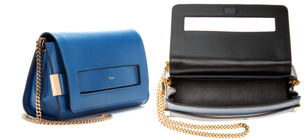 Chloé Elle bag factory blue details