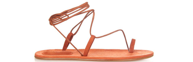 Chloé suede ankle wrap sandals