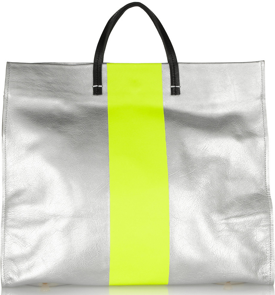 Clare Vivier simple tote metallic
