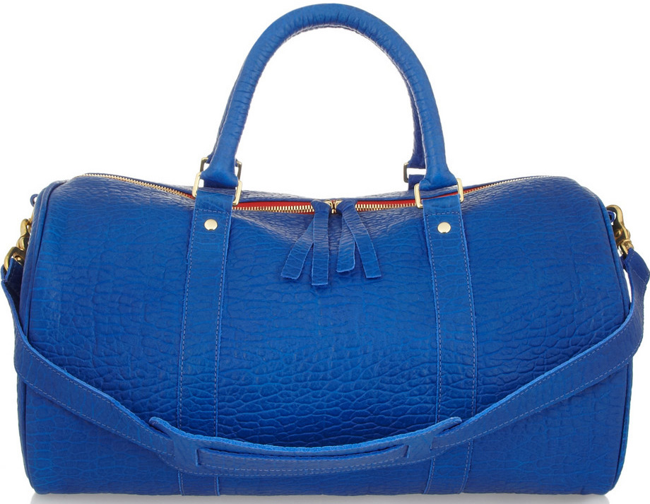 Clare Vivier duffle weekend bag blue