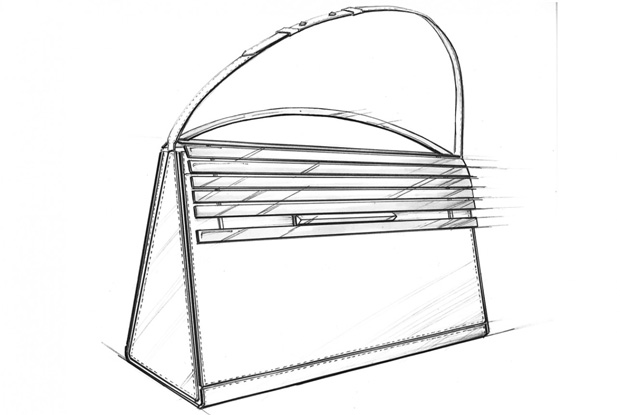 Eddie Borgo tas colt bag sketch