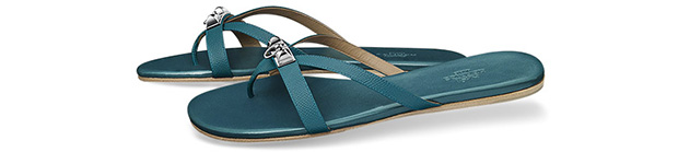 Hermès Corfou Epsom sandals