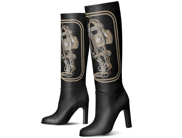 Hermès Joan Brides de Gala boots