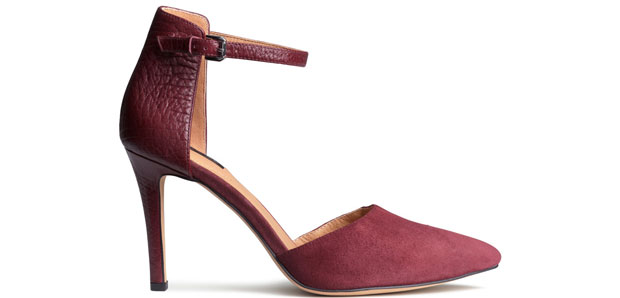 H&M premium bordeaux pumps