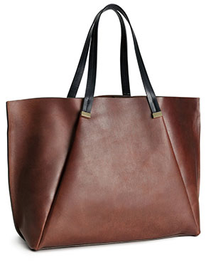 H&M Premium Quality leren tas shopper