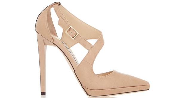 Jimmy Choo Vinse nude pumps