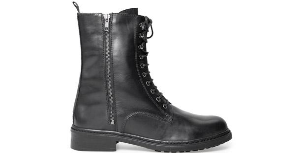 Mango military combat boots