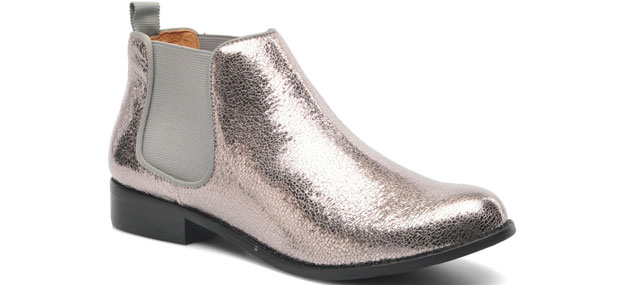 Mellow Yello racecar silver boots
