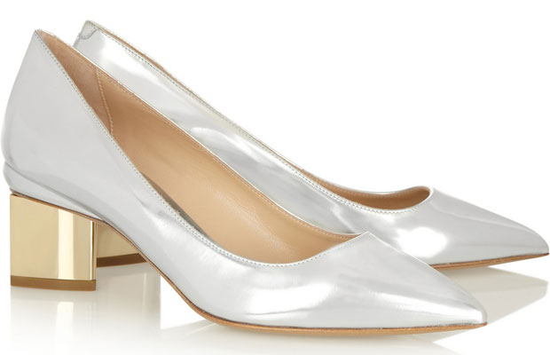 Nicholas Kirkwood metallic pumps