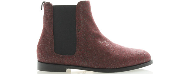 Paul Warmer red stingray Chelsea boots