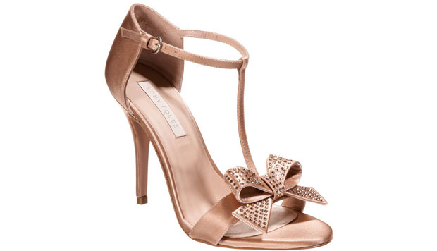 Pura Lopez bow sandals