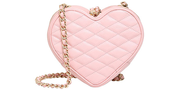 Rebecca Minkoff heart light pink