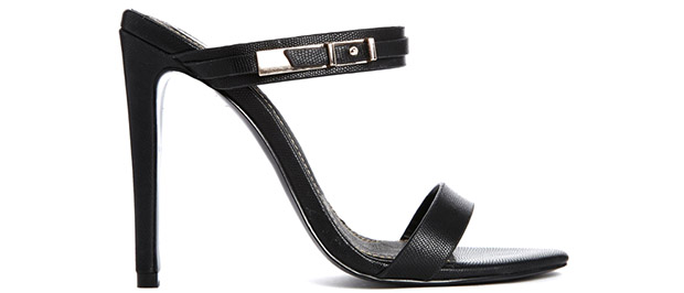 River Island black mules