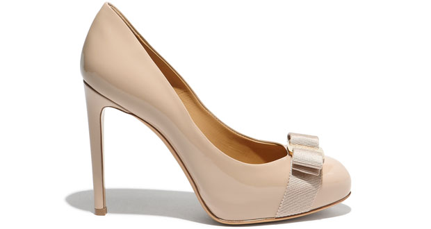 Salvatore Ferragamo Platform nude pumps
