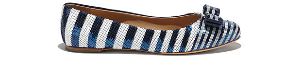 Salvatore Ferragamo Vara sequins flats