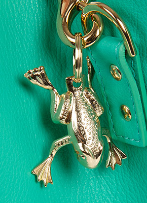 Sophie Hulme mini tote mint fluo