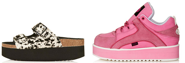 Topshop schoenen Buffalo pink Fang