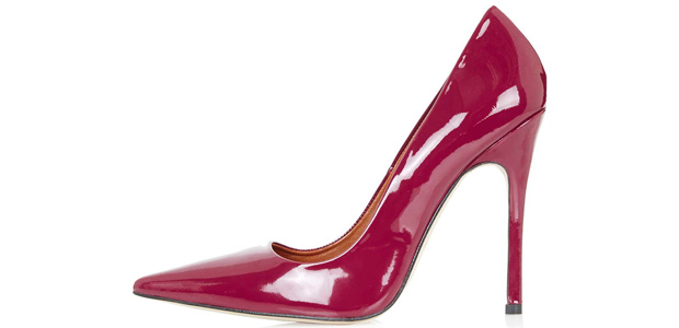 Topshop schoenen Gallop red patent