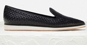 Uterqüe plaited loafers