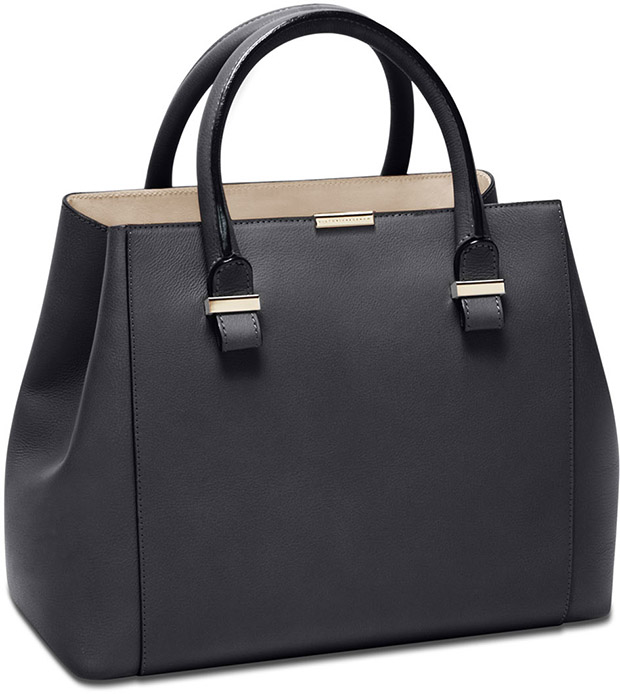 Victoria Beckham black nude Quincy bag