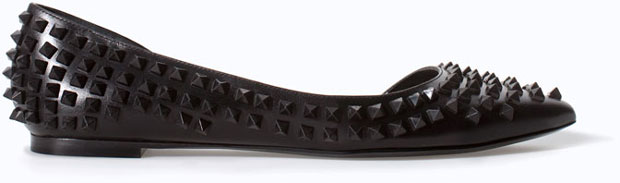 Zara studded flats