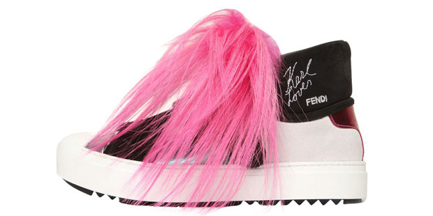 karl-fendi-pink-sneakers - The Bag Hoarder